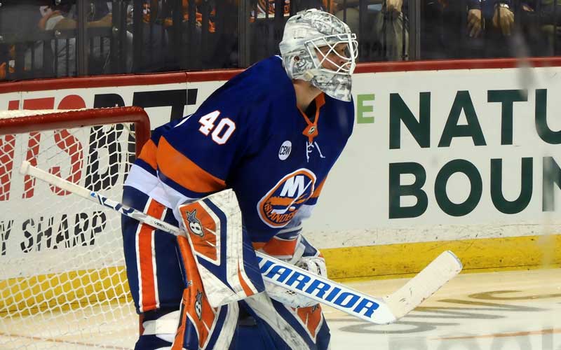 Robin Lehner in net